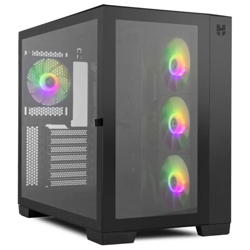 Caixa de Computador Nox Hummer Astra ARGB Vidro Temperado USB 3.0 Preta