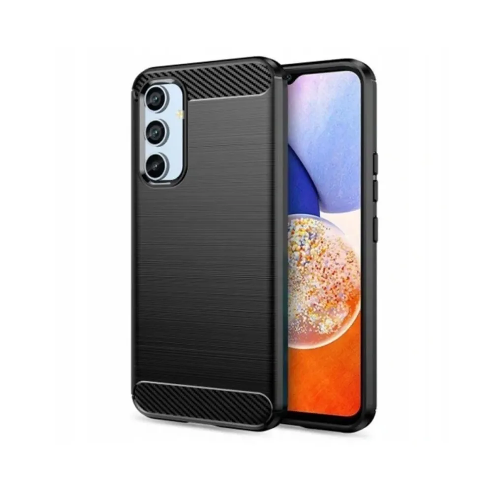 Capa Silicone Forcell Carbon Samsung Galaxy A17 Preta
