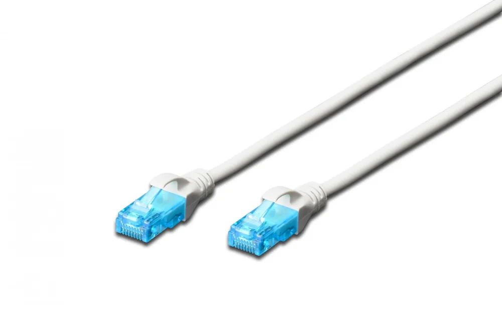 Digitus DK-1512-005/WH cabo de rede Branco 0,5 m Cat5e DK-1512-005/WH