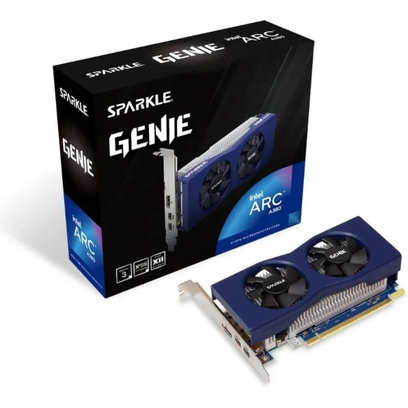 Placa Gráfica Sparkle Genie Intel Arc A380 6 GB GDDR6