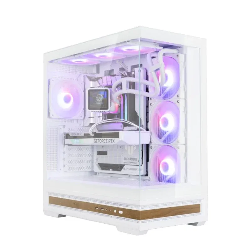 Caixa de Computador Zalman P40 Namu Caixa ATX com 4x Ventoinhas 120mm ARGB e USB 3.0 Branca