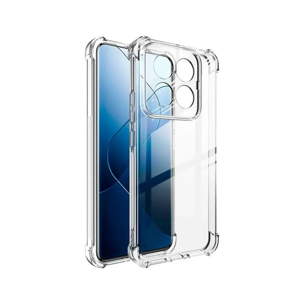 Capa Silicone Reforçada Xiaomi Mi 14 Transparente