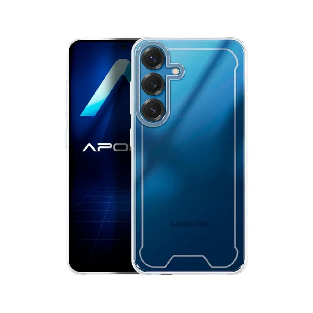 Capa de Silicone Reforçado Samsung Galaxy S26 Plus Transparente