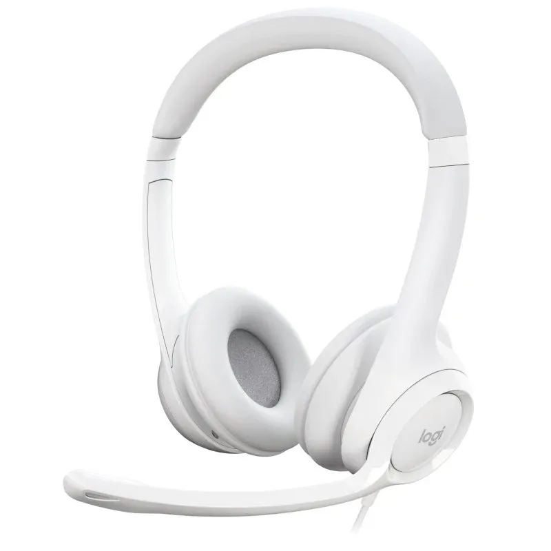 Logitech H390 Headset USB com Microfone Branco