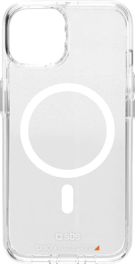 Capa SBS iPhone 13/14 com Tecnologia D30 (MagSafe - Transparente)