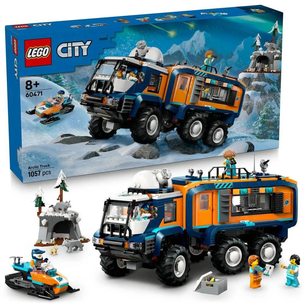 LEGO City Camião e Laboratório de Exploração Científica do Ártico - 60471