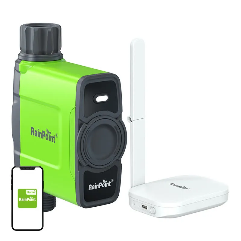 Rainpoint Controlador de irrigação Wifi de 1 zona com gateway
