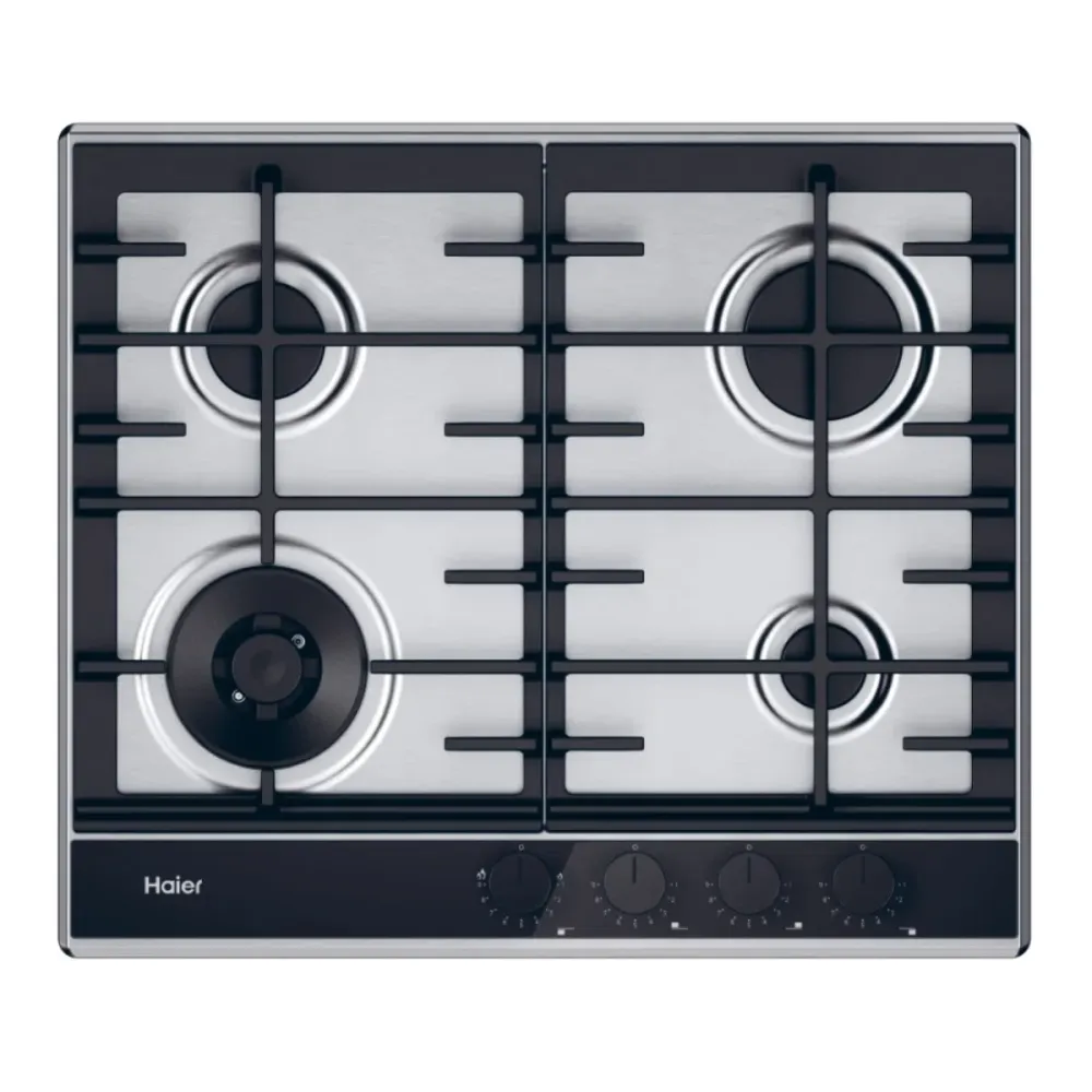 Placa a Gás Haier I-Move Series 4 4 Zonas 9650W Prateada - HAHG6BF4TX