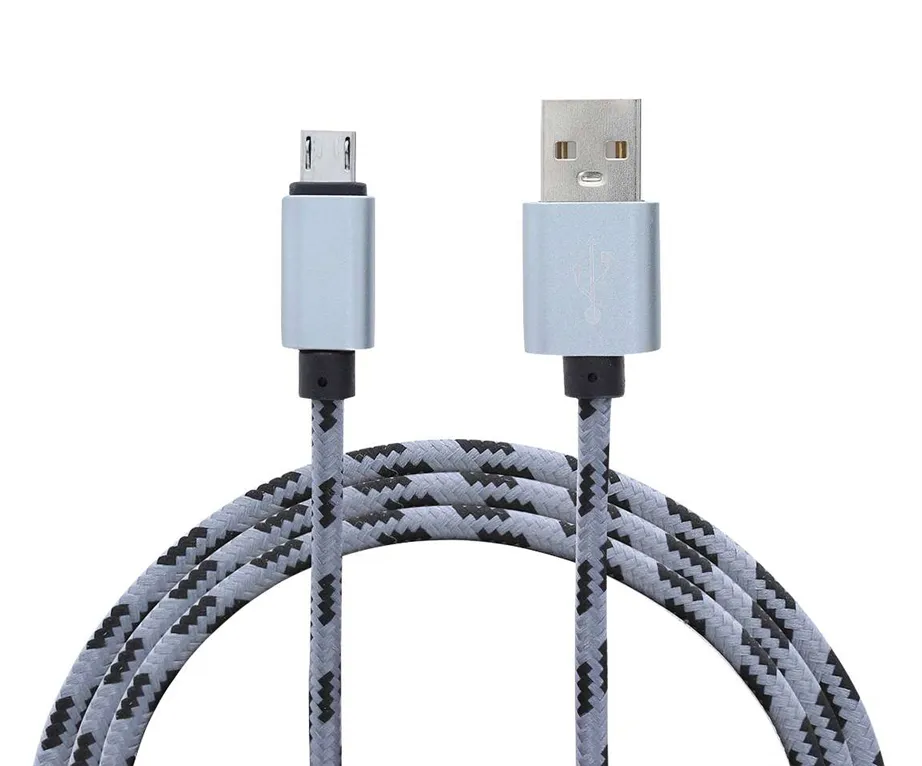 Cabo USB Yourban USB A - Micro USB cinza 1mt