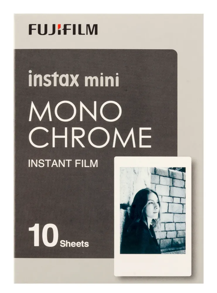 Carga Fujifilm Monochrome Instax Mini (10 Unidades)
