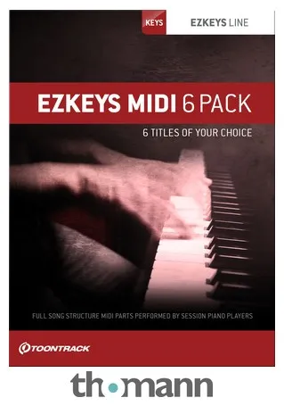 Toontrack EZkeys Midi 6 Pack