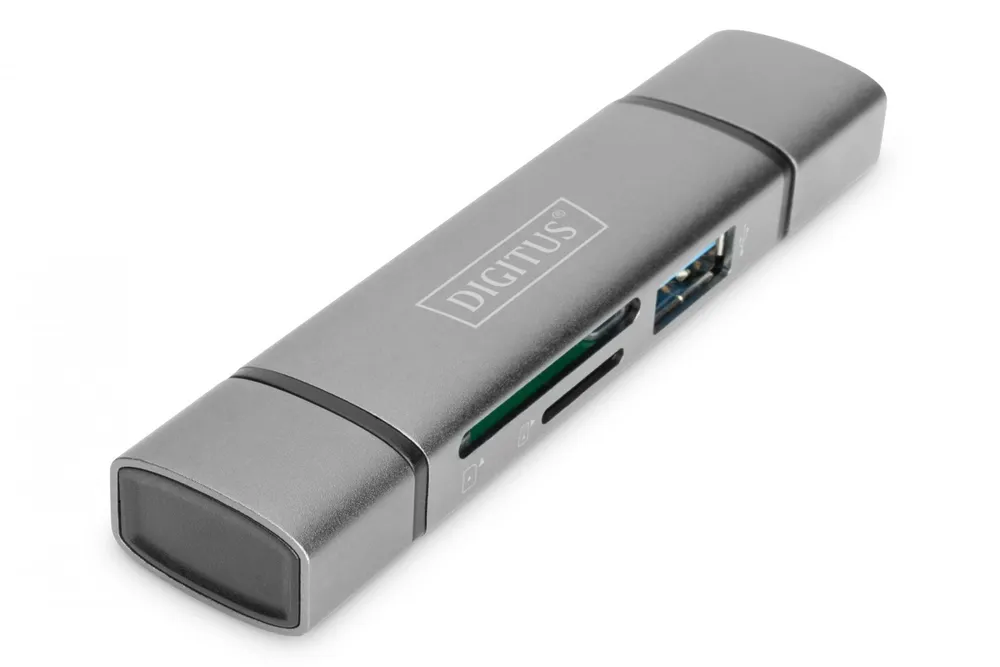 Digitus DA-70886 leitor de cartões USB 3.2 Gen 1 (3.1 Gen 1) DA-70886