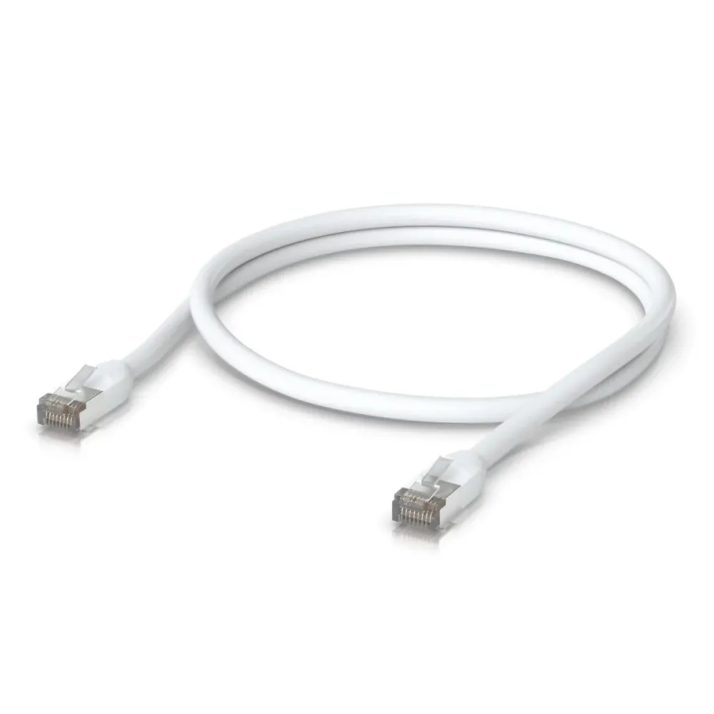 Cabo de Rede Ubiquiti UACC-Cable-Patch-Outdoor-1M-W 24AWG 1M