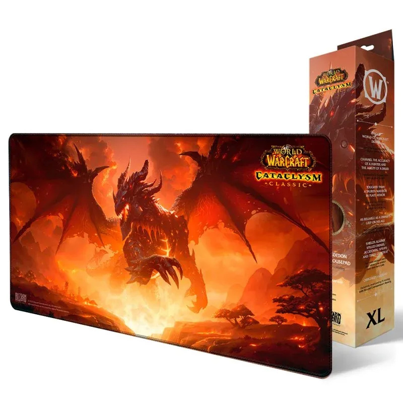 Tapete Gaming World Of Warcraft Classic Cataclysm XL 90 cm Deathwing