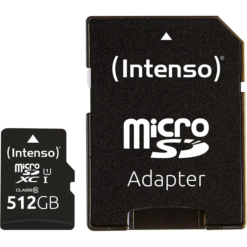 Intenso Premium MicroSDXC 512GB UHS-I U1 Classe 10
