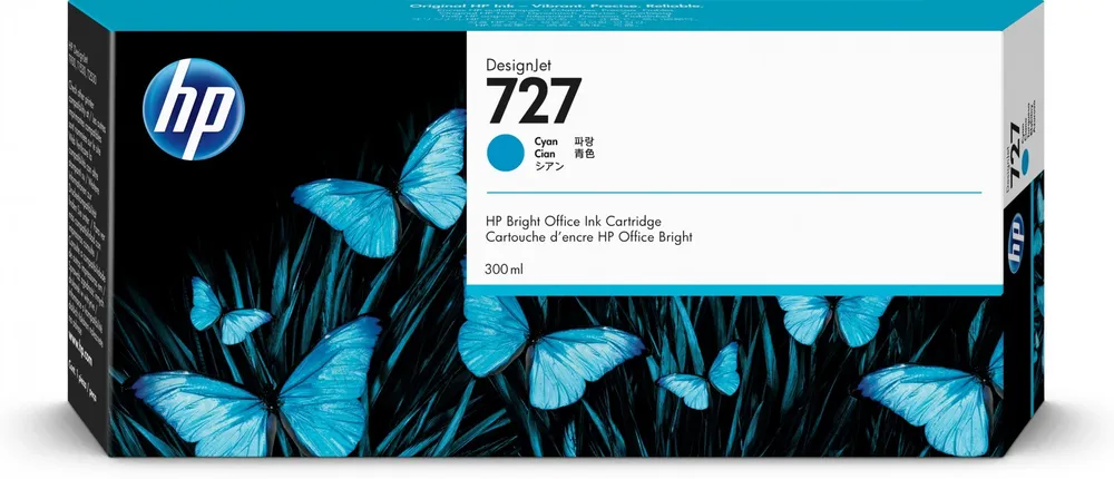 HP 727 300ml Ciano tinteiro
