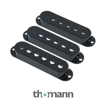 Fender Strat Pickup Cover Set BK