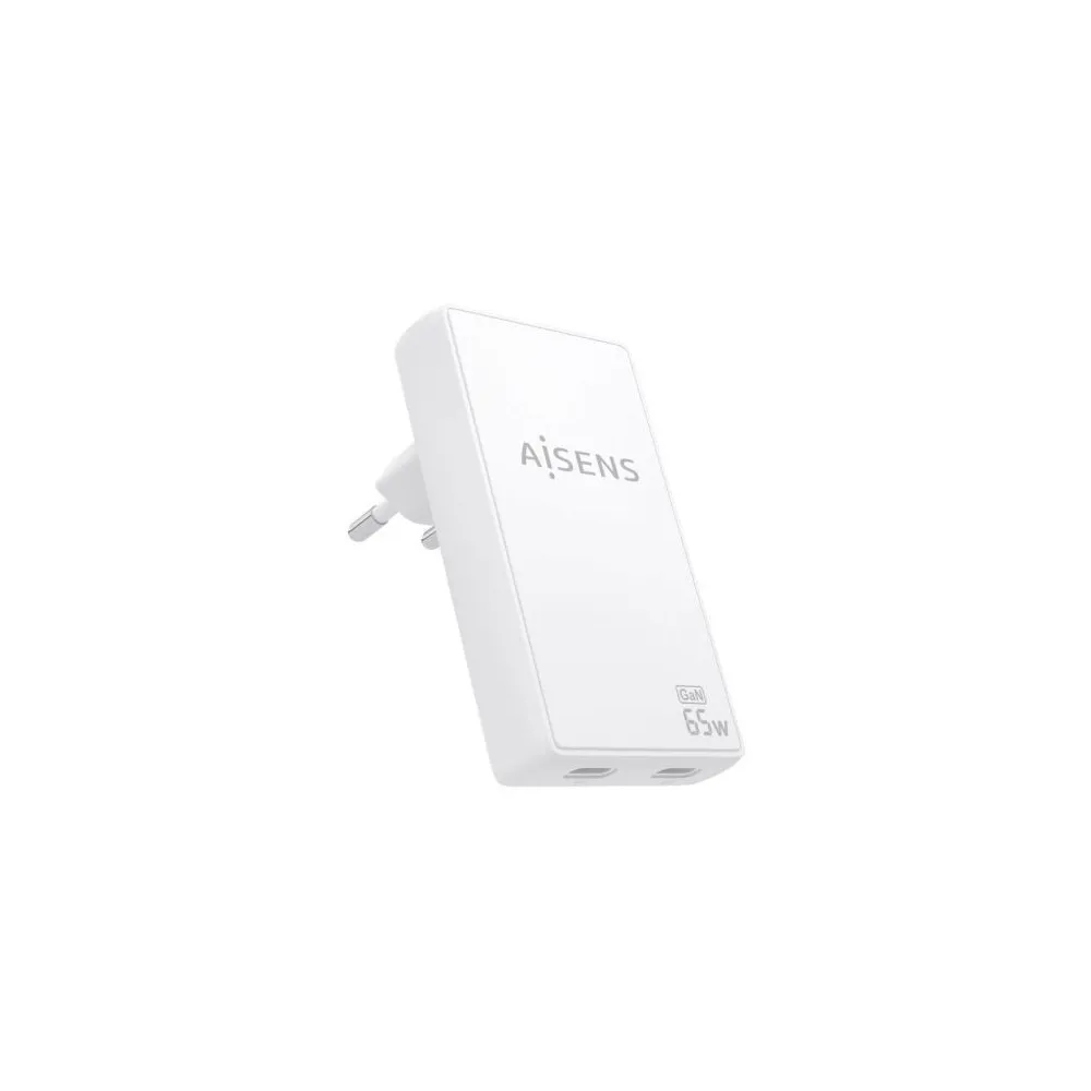 Aisens Carregador de parede USB-A e USB-C ASCH-65W2P077-W