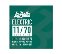 Jogo Cordas Guit. Elect La Bella HRS-D3 Drop 011-070