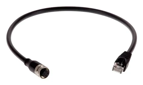 AXIS 01793-001 cabo de rede Preto 0.5 m Cat5e 01793-001