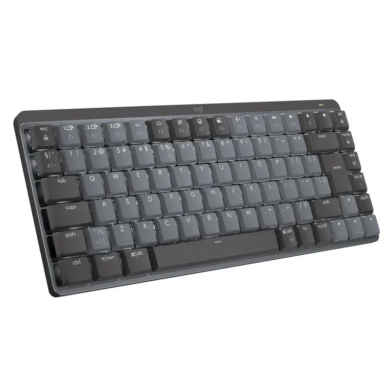 Logitech MX Mini Teclado Mecânico Retroiluminado Sem Fios Grafite Layout US