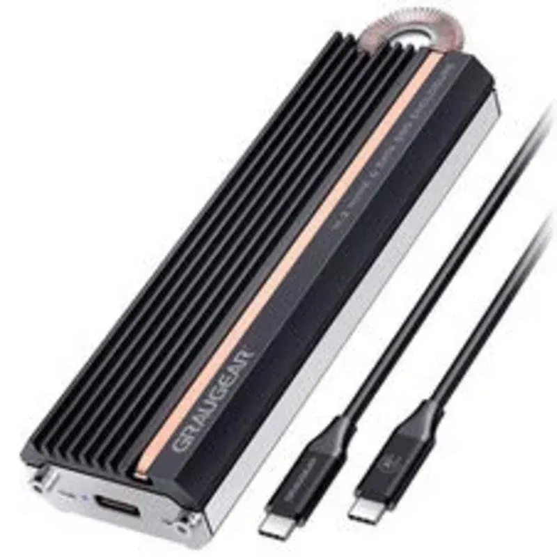 Gehäuse SSD Graugear G-M208-20G M.2 Preto SATA USB-A NVMe