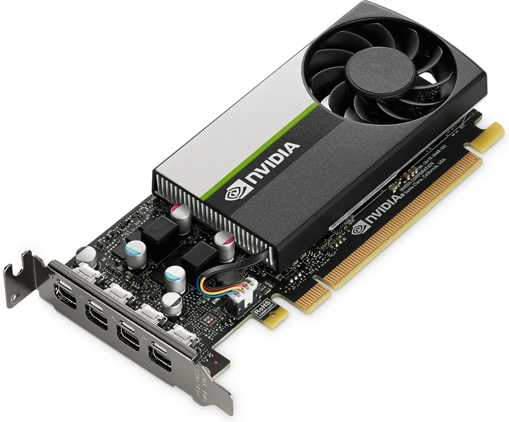 Placa gráfica HP NVIDIA T400E 4GB GDDR6 Compacta 4x Mini DisplayPort