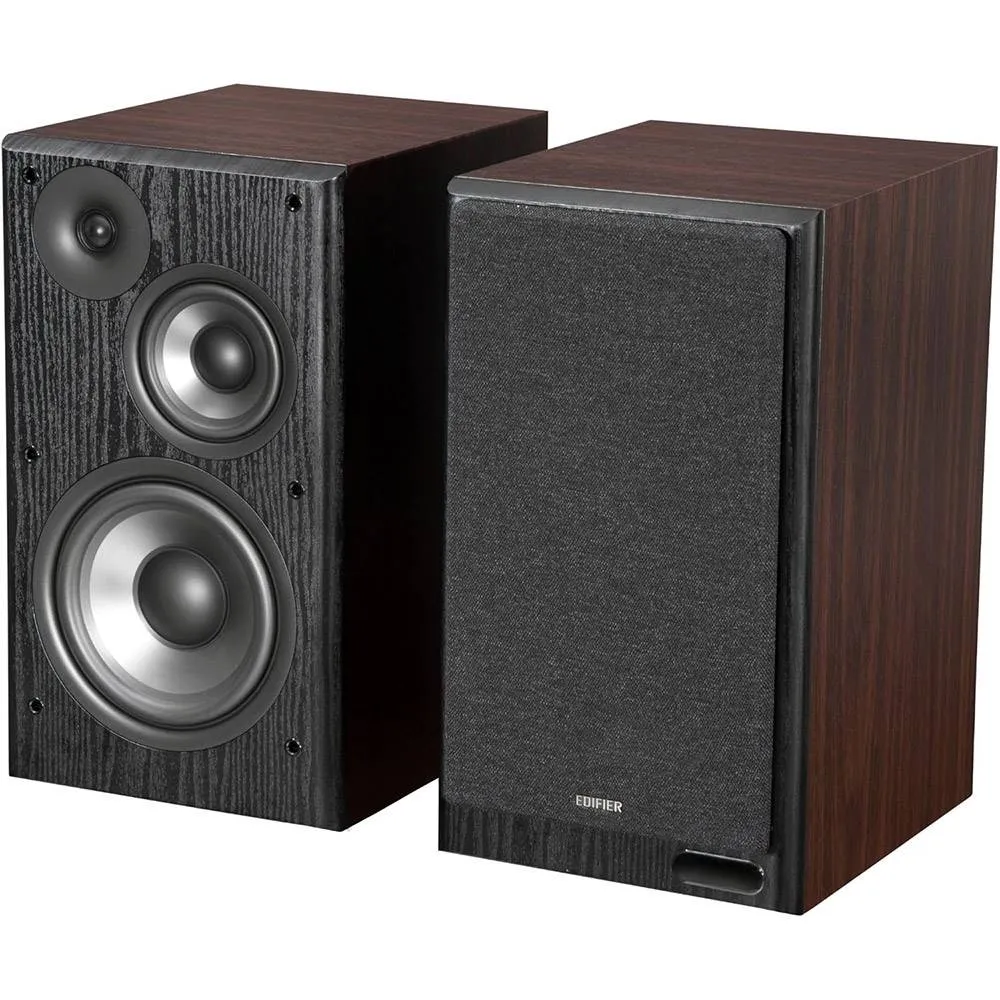 Colunas Hi-Fi Edifier R2750DB MKII Studio 2.0 Bluetooth 144W RMS Brown