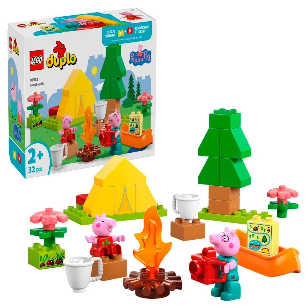 Lego DUPLO Passeio de Campismo Porquinha Pepa- 10452