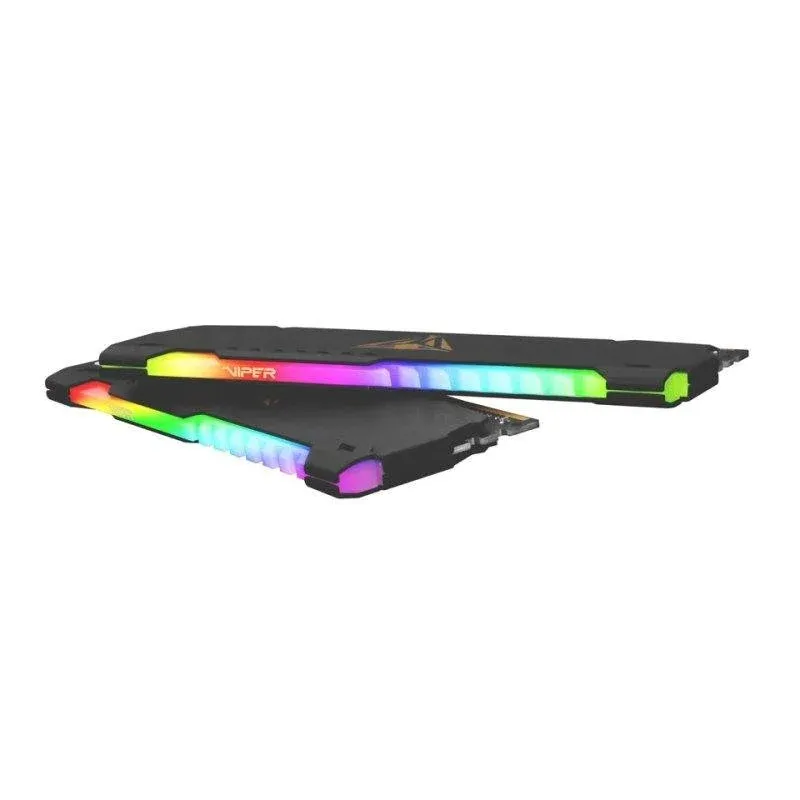 Memória RAM Patriot Viper Steel Memórias RAM 16GB (Kit 2x8GB) DDR4 3200MHz CL19 RGB