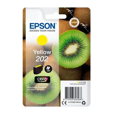 Tinteiro Epson Original Singlepack Yellow 202 Claria Premium Ink