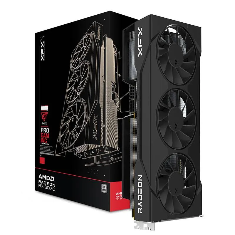 Placa Gráfica XFX AMD Radeon RX 9070 GRE RDNA 4 Triple Fan Gaming OC 12GB GDDR6