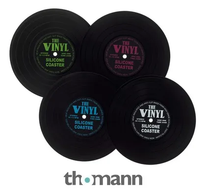 MusikBoutique Record Coasters Set 4 pcs