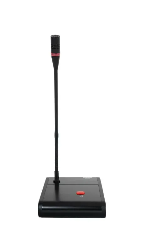 Microfone de condensador de mesa com tons musicais de aviso e pré-amplificador - MCH-205