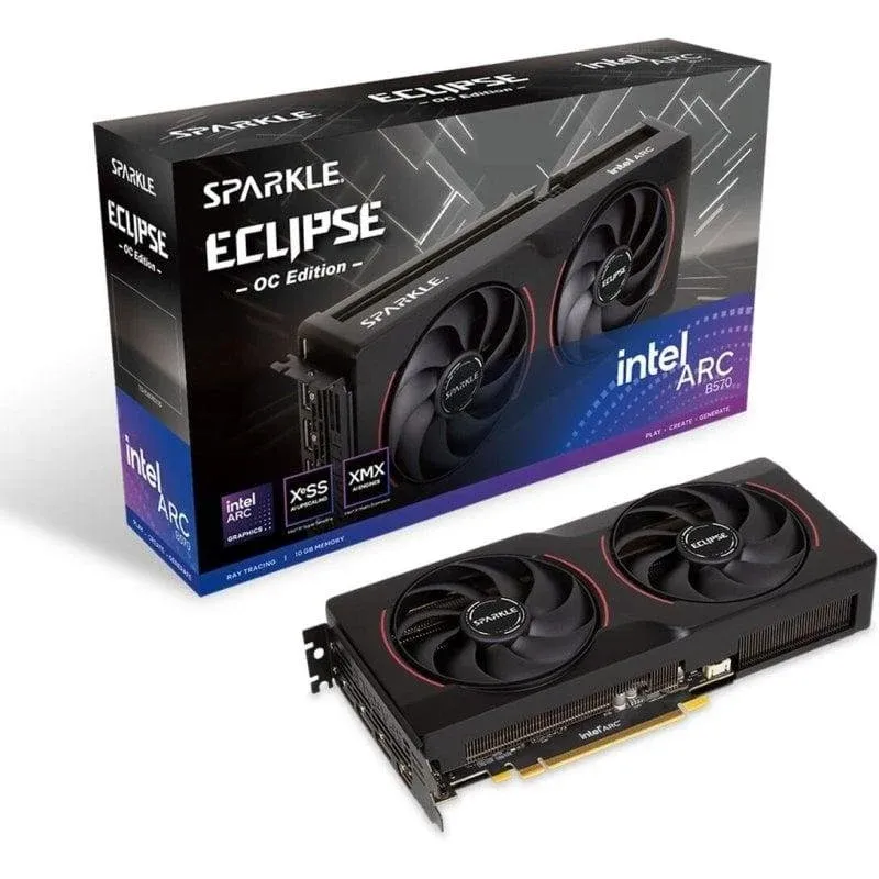 Placa gráfica Sparkle Intel Arc B570 Eclipse OC 10GB GDDR6