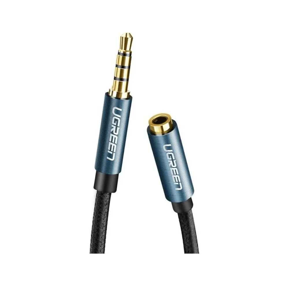 Cabo Extensor Jack 3.5 mm Ugreen AV118 2m Azul