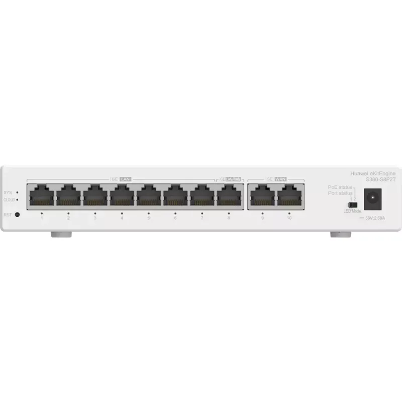HUAWEI GATEWAY S380-S8P2T GIGABIT ETHERNET (10/100/1000) POE