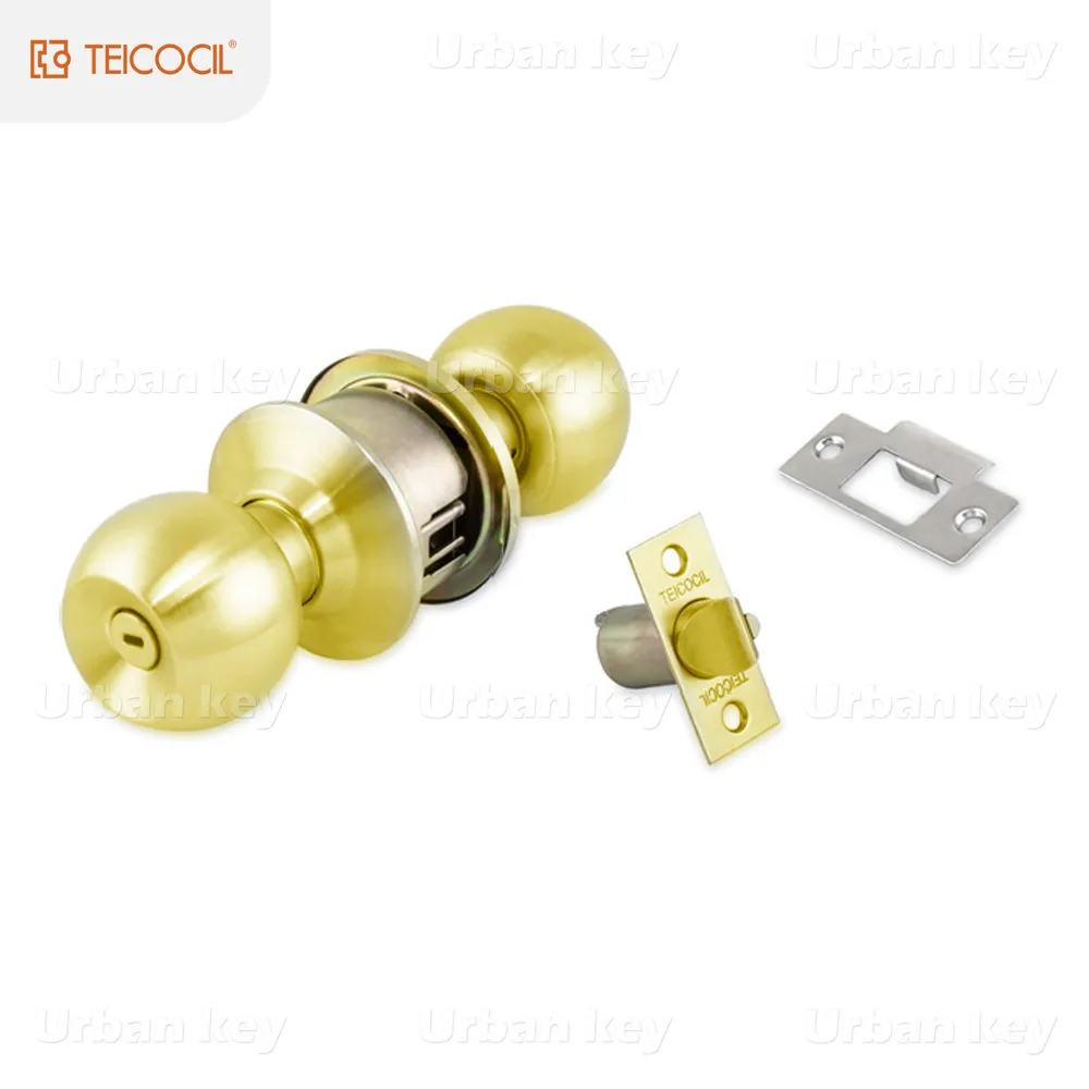 Fechadura 8710 Tubular Sem Chave Latão Polido - FECHTUB4UK