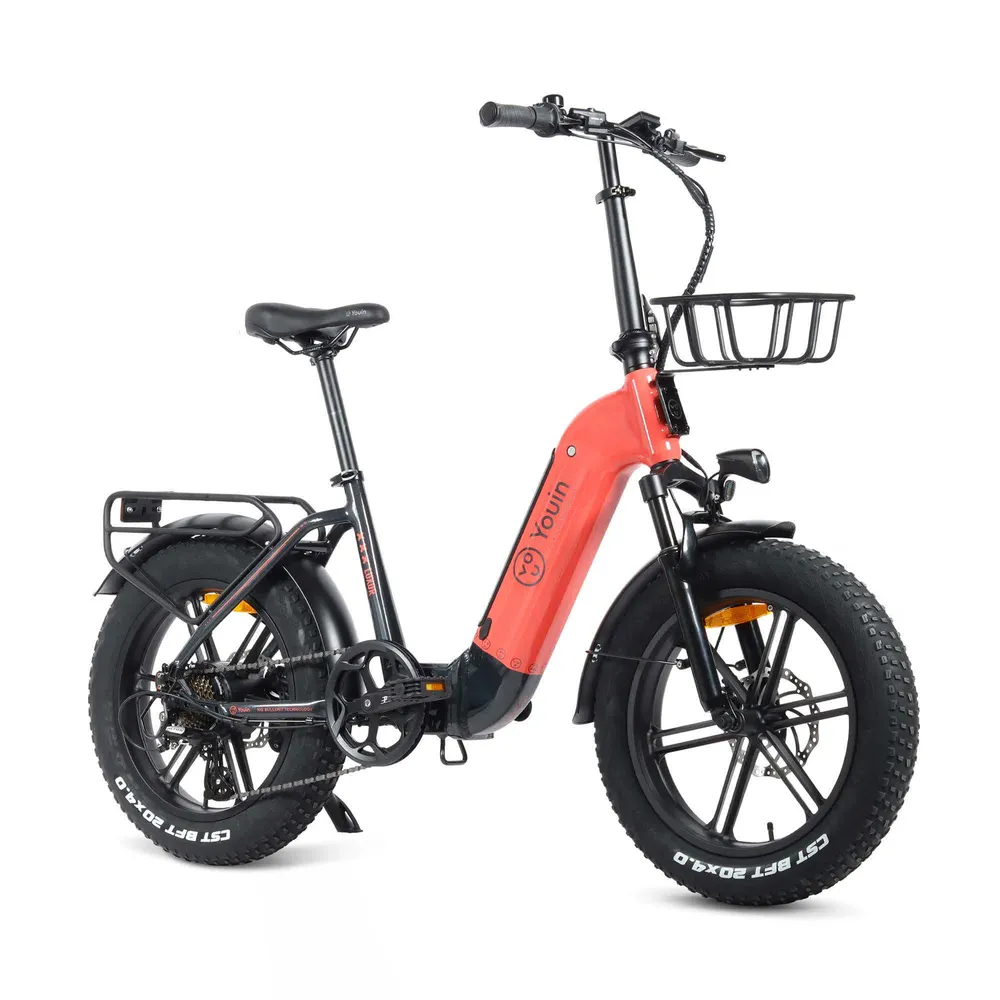 Bicicleta Elétrica Youin Bk1716 Luxor Ii Coral/Ne