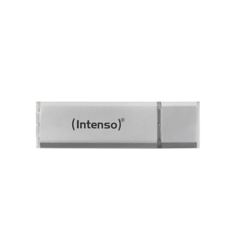 Pen Drive Intenso Ultra Line 128GB USB 3.2 Gen 1 Prata Alumínio