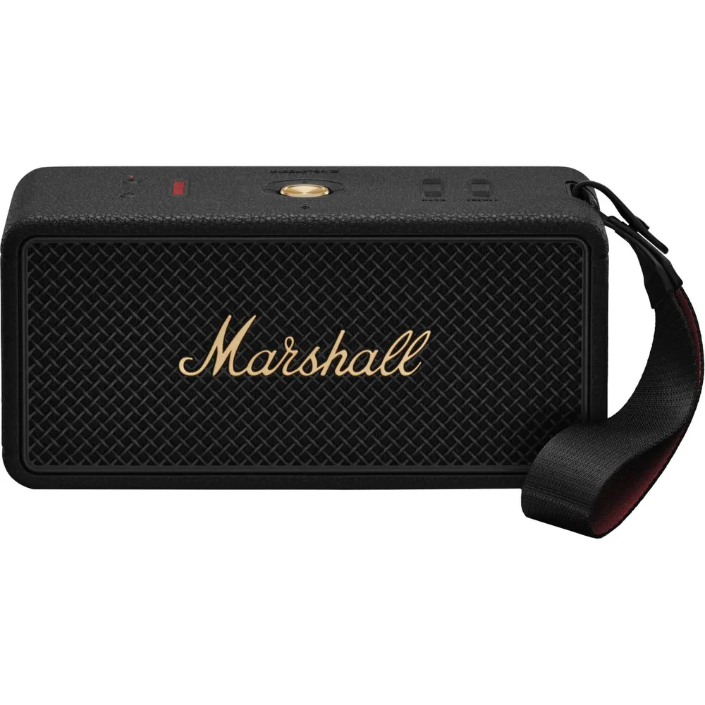 Coluna Portátil Marshall Middleton II Bluetooth Black & Brass
