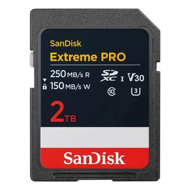 SanDisk Extreme PRO Cartão SDXC 2TB UHS-I V30