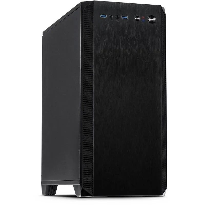 Carcaca Micro Tower Inter-Tech H-606 Preta com Filtro Anti-Poeira