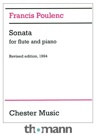 Chester Music Poulenc Sonata Flute And Piano