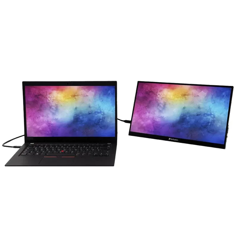 Monitor Verbatim 49591 14" TFT/IPS FHD Preto