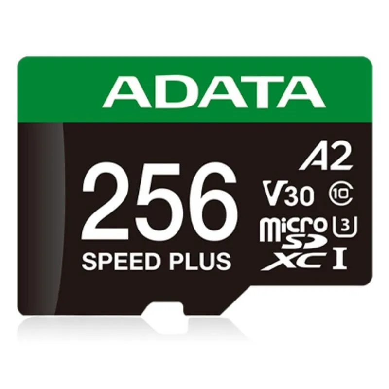 Cartão microSDXC ADATA Speed Plus 256 GB UHS-I U3 A2 V30 Classe 10