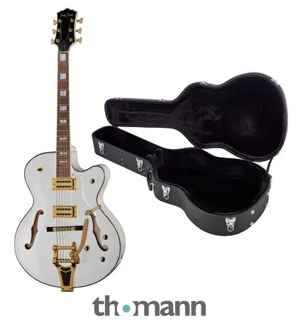 Harley Benton BigTone Trem White w/Case