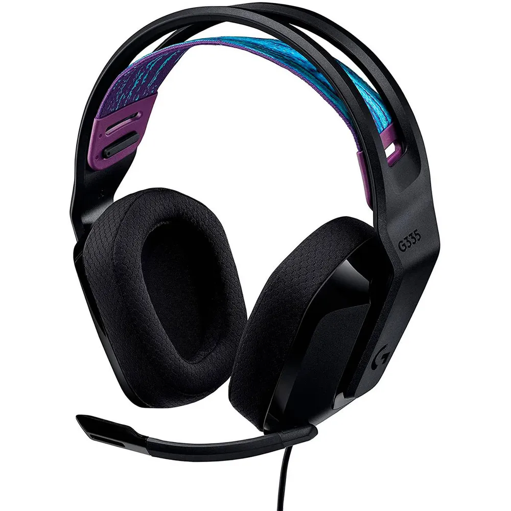 Auscultadores Headset Gaming G335 Wired (Preto) - LOGITECH