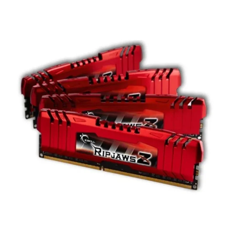 Memória RAM G.Skill RipjawsZ 32GB 4x8GB DDR3 1600MHz CL10 Quad-Channel Heatsink