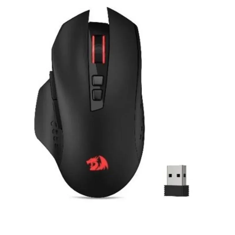 Rato Redragon M656 Wireless 4000 DPI Preto 7 Botões Macro